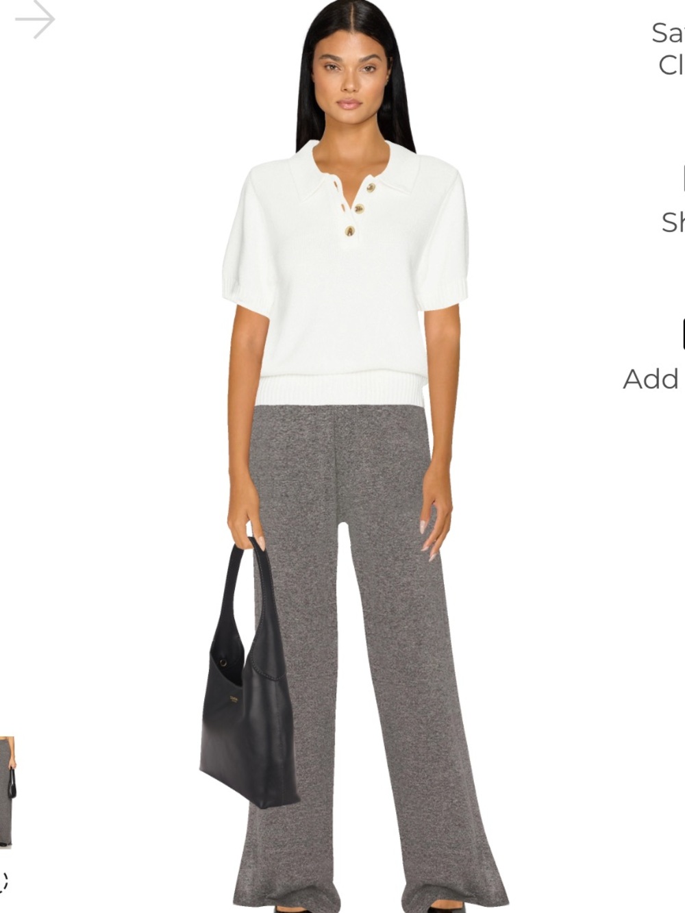 EAVES Hansen Cashmere Blend Pants